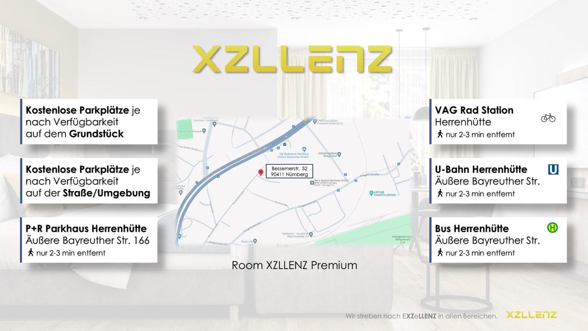 Xzllenz Traum Studio-Apartment, Frei-Parken, U-Bahn, Kueche Nürnberg Dış mekan fotoğraf